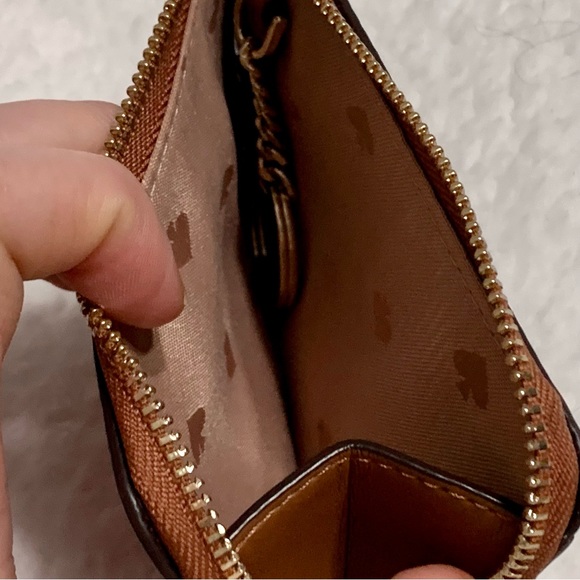 KATE SPADE Leather Leila Small ID Card Holder Wristlet Wallet NWT - Picture 9 of 10